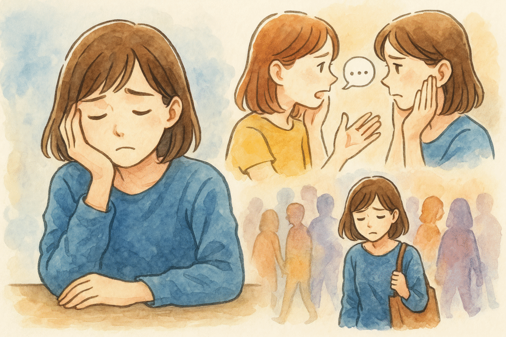 私も以前は「気にしすぎなのかな」「弱いのかな」と自分を責めていました。
でもそれは“性格”ではなく、HSPという気質が関係していたのです。